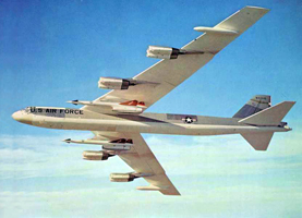 B-52G with North American AGM-28 Hound Dog Missile